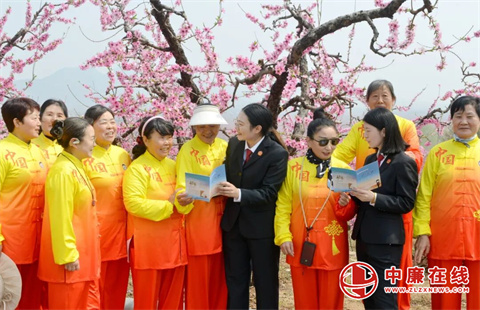 普法宣传进乡村 法治护航桃花季